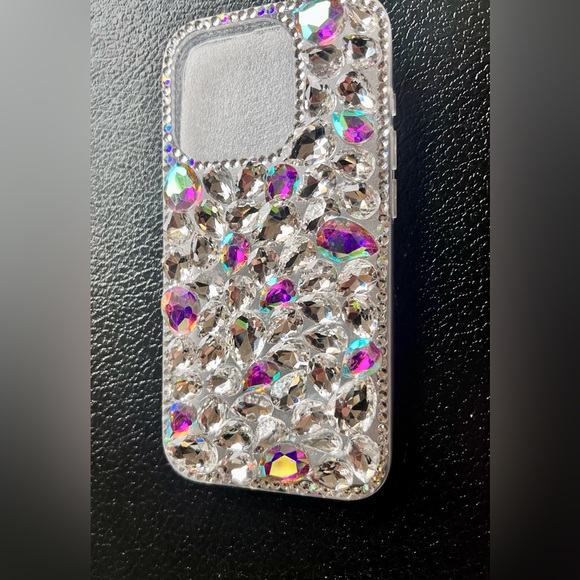 Bling Rhinestone Case For Iphone 15 pro - Picture 3 of 5